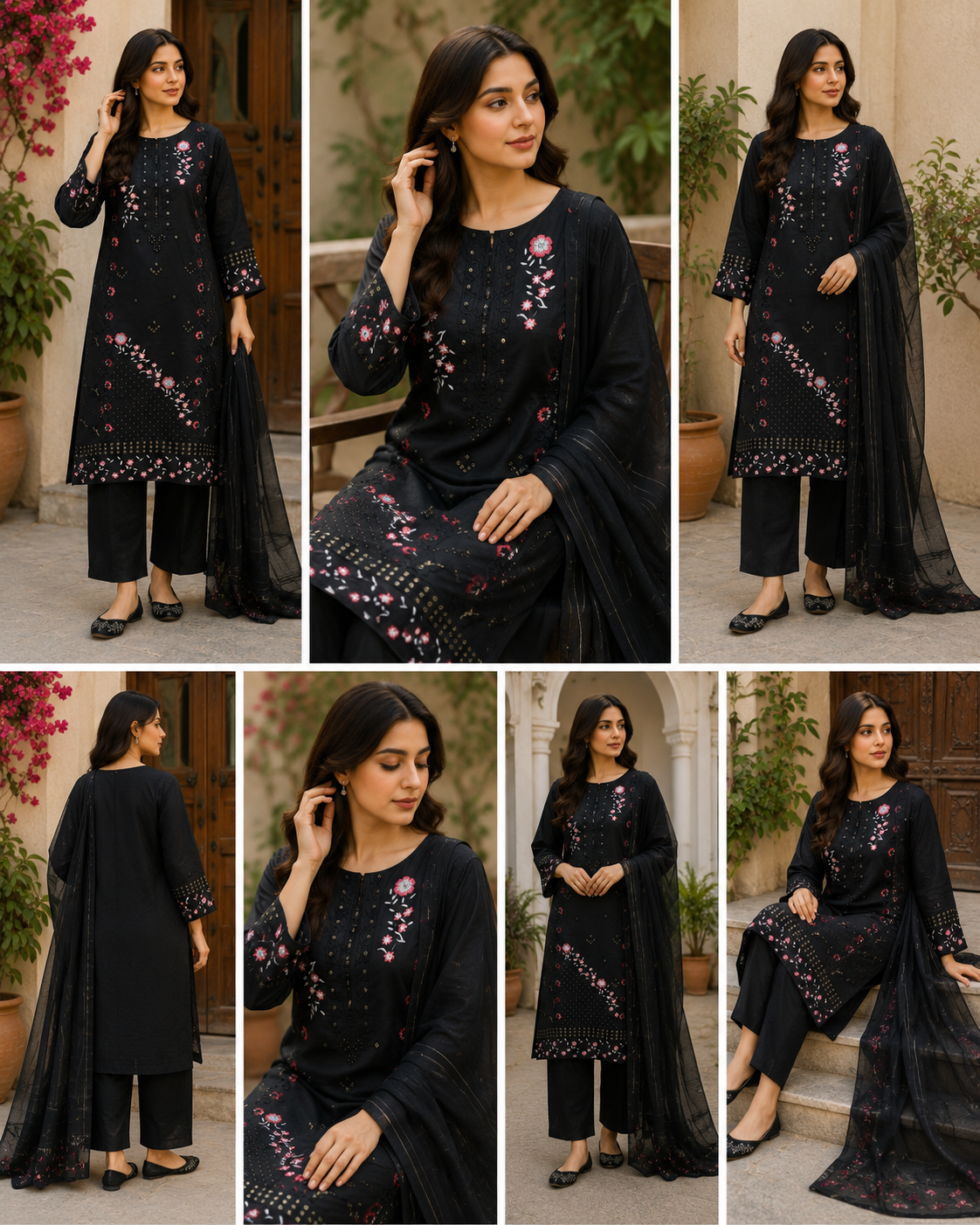 Noir Bloom – 3 Piece Suit