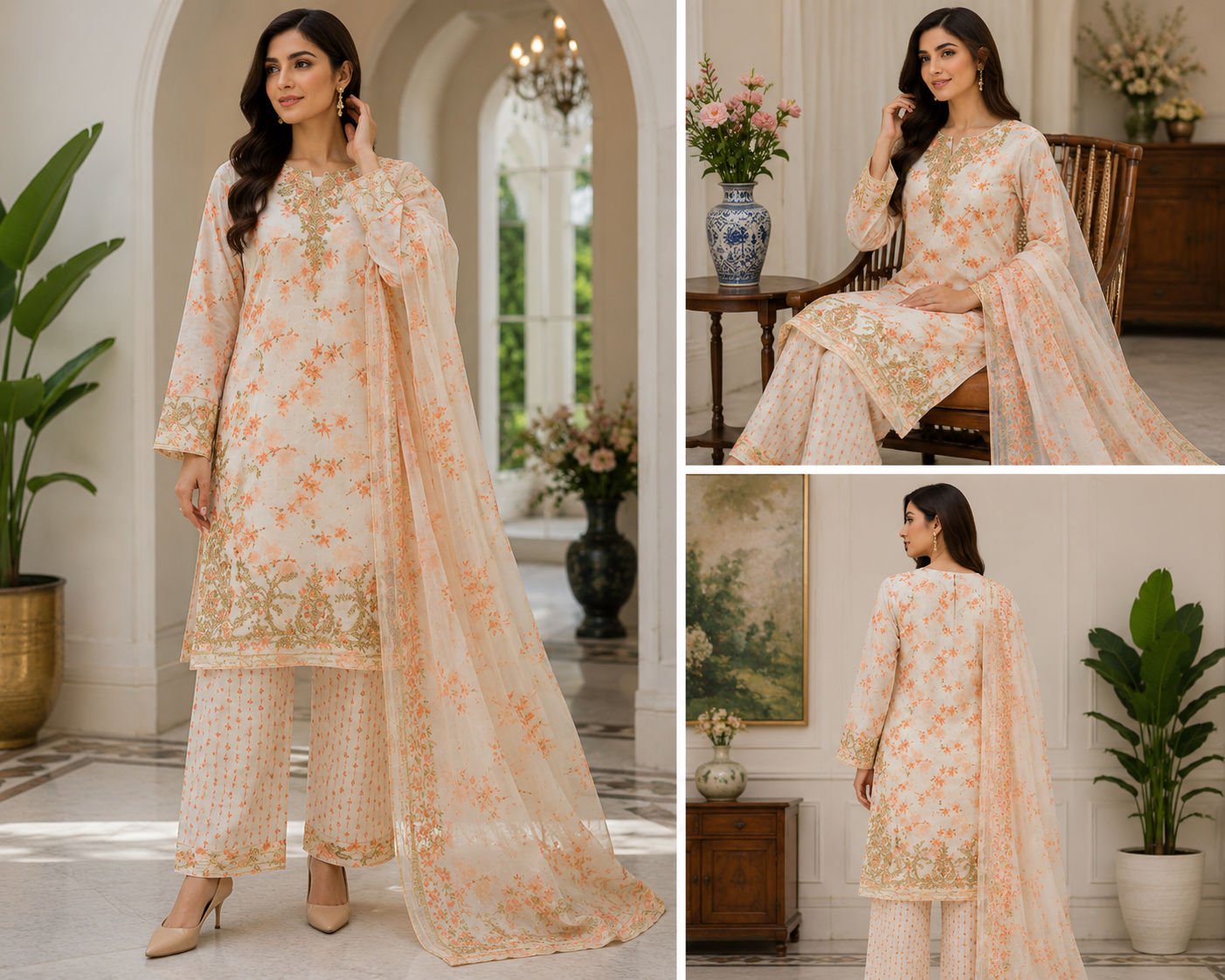 Floral Serenity 3 Piece