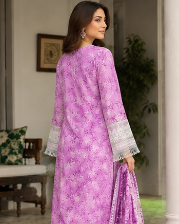 Pink Blossom Elegance – 3 Piece
