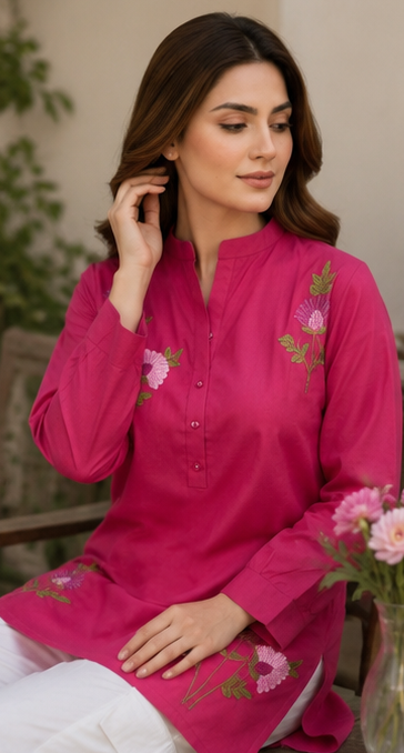 Fuchsia Bloom – 2 Piece Suit