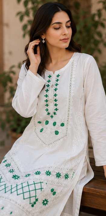 Jashn-e-Azadi White – 2 Piece