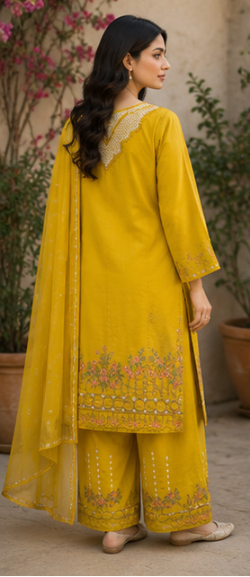 Sunshine Elegance – 3 Piece Suit