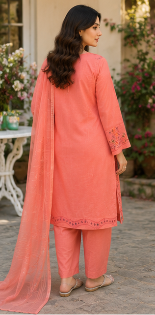 Coral Grace – 3 Piece Suit