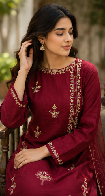 Crimson Majesty – 3 Piece Suit