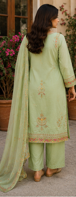 Sage Elegance – 3 Piece Suit