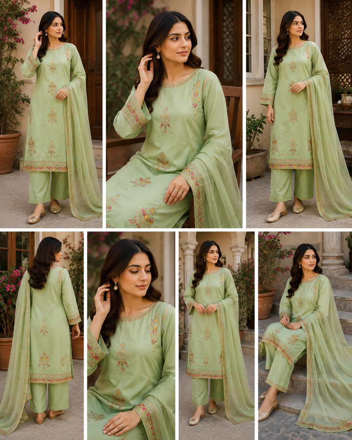 Sage Elegance – 3 Piece Suit